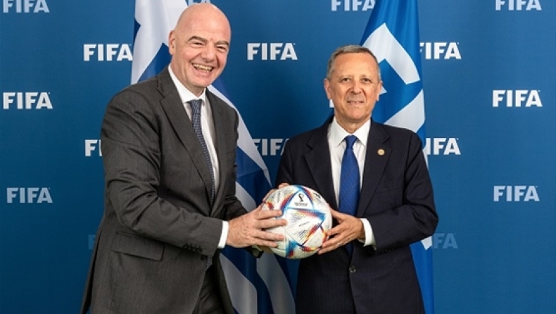 Συνάντηση Μπαλτάκου-Ινφαντίνο και «θα στηρίξουμε τη FIFA όπως μας στηρίζει»