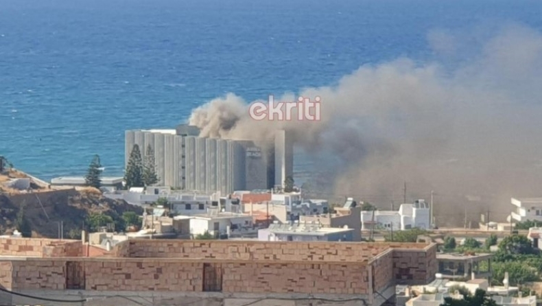 Ηράκλειο: Μεγάλη φωτιά σε ξενοδοχείο στο Κοκκίνη Χάνι