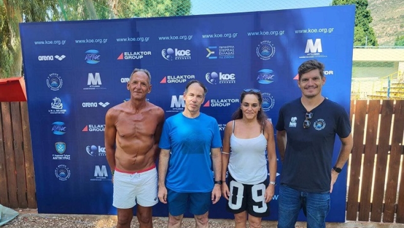 Μαυρωτάς: Στην ίδια ομάδα με Γιανιώτη και Κουβέλη στο πανελλήνιο πρωτάθλημα masters στο open water