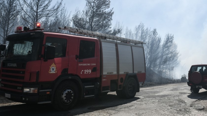 Πυρκαγιά στη Ζωφριά, στο Ποικίλο Όρος Αττικής
