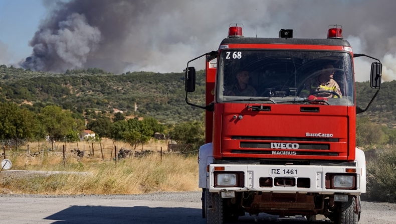 Φωτιά στα Νεόκτιστα Ασπροπύργου