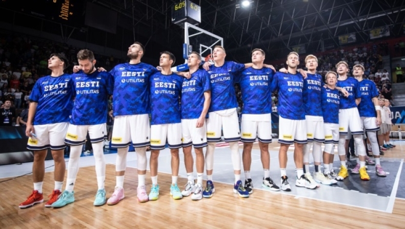 Eurobasket: Η 12άδα της Εσθονίας, αντιπάλου της Ελλάδας