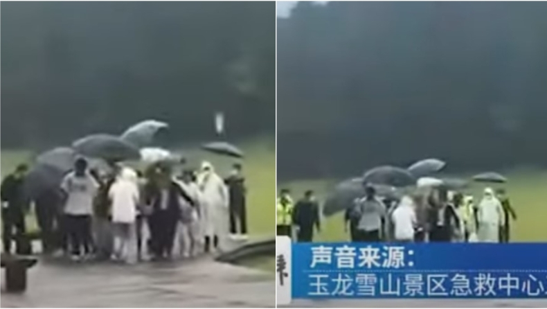 Γαμπρός στην Κίνα σκοτώθηκε από κεραυνό ενώ πόζαρε για φωτογραφίες (vid)