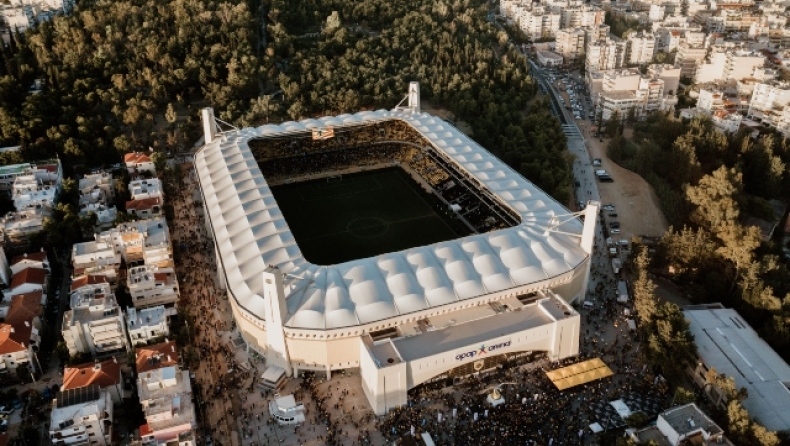 Εγκαίνια γηπέδου ΑΕΚ: Η «OPAP Arena» από ψηλά (vids) 