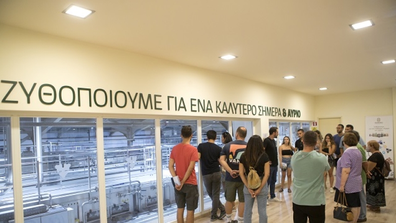 Η Ολυμπιακή Ζυθοποιία καλωσόρισε τους φίλους της μπύρας στο ζυθοποιείο της στη Ριτσώνα, Ευβοίας 