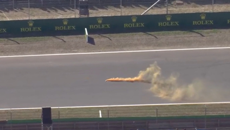 Formula 1, Ολλανδία: Διεκόπη προσωρινά το Q2 λόγω ρίψης καπνογόνου στην πίστα!