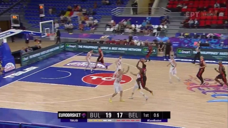 Βουλγαρία - Βέλγιο: Φοβερό buzzer beater Ομπασοχάν από το σπίτι του (vid)