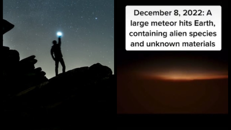 Ταξιδιώτης του χρόνου προειδοποιεί για 5 ημερομηνίες: Στις 8/12 η πρώτη, «θα πέσει τεράστιος μετεωρίτης στη Γη» (vid)