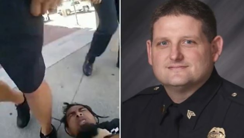 Εξοργιστικό βίντεο: Αστυνομικός στις ΗΠΑ κλοτσάει στο πρόσωπο έναν άνδρα ενώ του έχει περάσει χειροπέδες