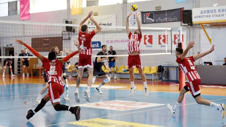 Volley League: «Ερυθρόλευκη» πρεμιέρα κόντρα στον… Ευρωπαίο Μίλωνα