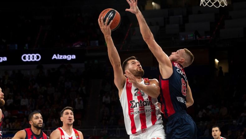 Η βαθμολογία της EuroLeague: Αήττητος και 4/4 ο Ολυμπιακός, στο 1-3 ο Παναθηναϊκός