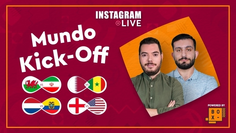Mundo Kick-Off Instagram Live: Ο Χάρι Κέιν θα κεράσει τσάι τους Αμερικανούς