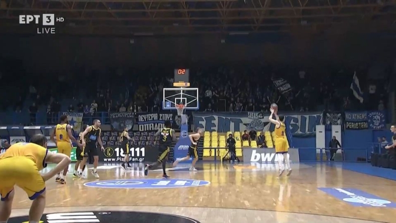 Περιστέρι - Άρης: Ο Πουλιανίτης έβαλε buzzer beater... από το σπίτι του (vid)