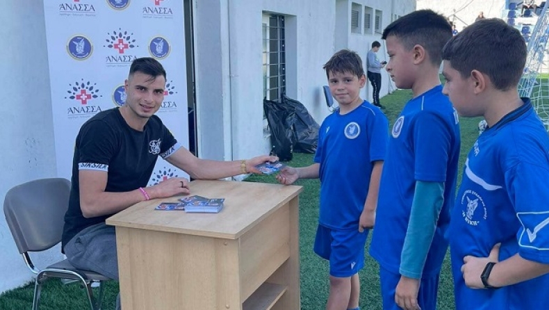 Νίκη Βόλου: Την ακαδημία της ομάδας επισκέφτηκε ο Γιώργος Τζοβάρας