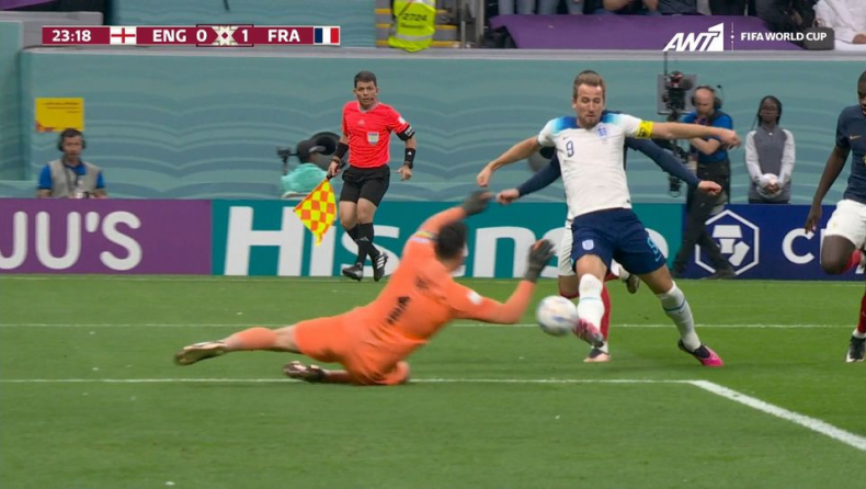 Μουντιάλ 2022, Αγγλία-Γαλλία: Δύο φορές ο Γιορίς αρνήθηκε εντυπωσιακά το γκολ στον Κέιν (vids)