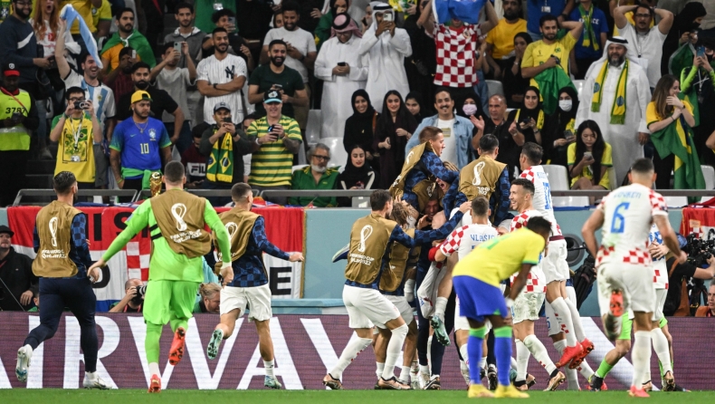 Μουντιάλ 2022, Κροατία - Βραζιλία 4-2 (0-0 κ.α, 1-1 παρ.): Οι επτάψυχοι Κροάτες στα ημιτελικά με μυθικό Λιβάκοβιτς (vid)