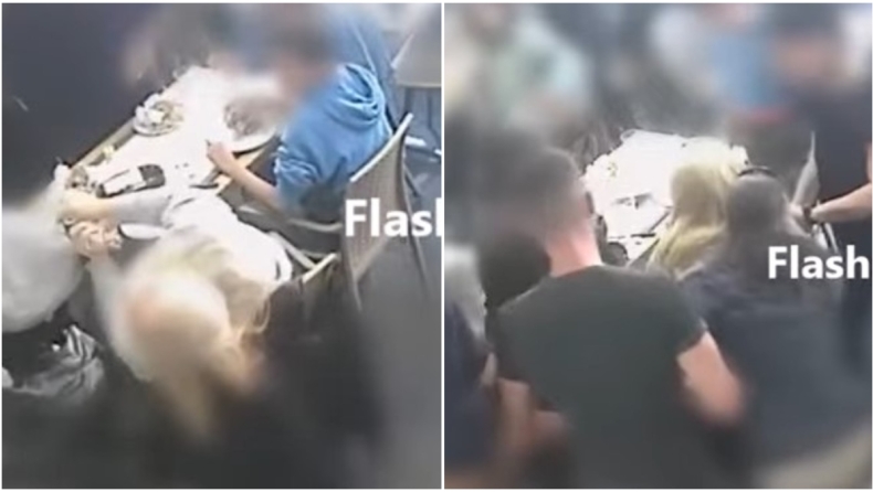 Βίντεο ντοκουμέντο από τη στιγμή που γυναίκα πνίγηκε από κομμάτι φαγητού: Την έσωσε Χανιώτης αθλητής (vid)