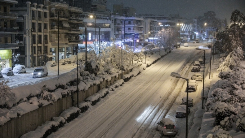 Άνοιξε η Κατεχάκη, αναλυτικά οι δρόμοι που είναι κλειστοί από το χιόνι