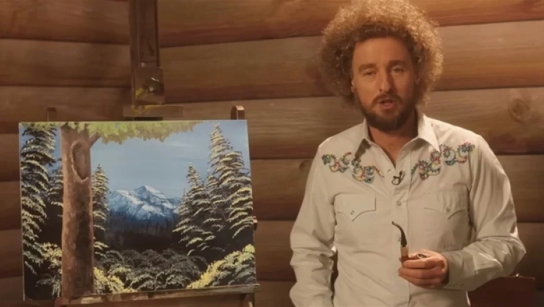 O Owen Willson υποδύεται τον Bob Ross στη νέα του ταινία και δεν είμαστε καθόλου έτοιμοι γι' αυτό