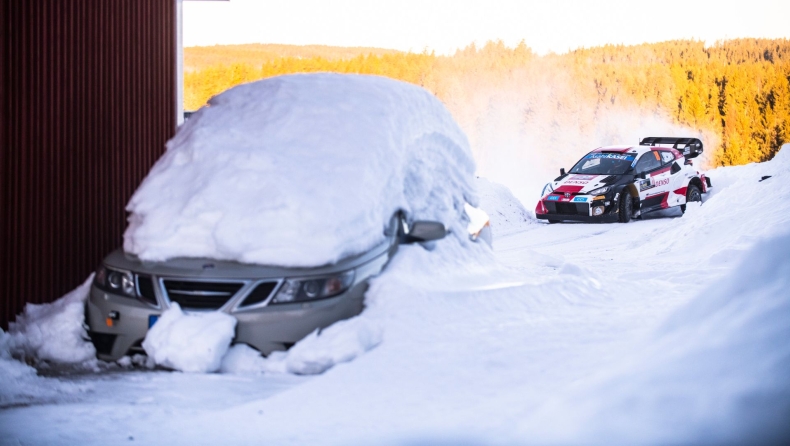 WRC, Ράλλυ Σουηδίας: Οι τούμπες του Κατσούτα στο χιόνι (vid)