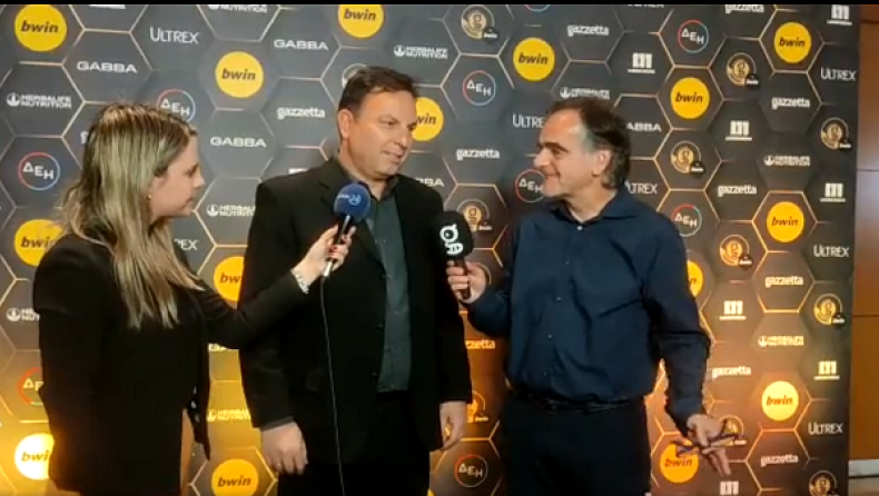 Gazzetta Awards 2022 by bwin, Βλάχος: «Θα δώσουμε τα πάντα για να φέρουμε κάποια επιτυχία στη χώρα»