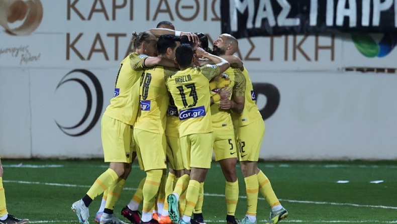 ΟΦΗ-ΑΕΚ: Ο Γκατσίνοβιτς έγινε φορ και με υποδειγματικό πλασέ έκανε το 3-0 (vid)