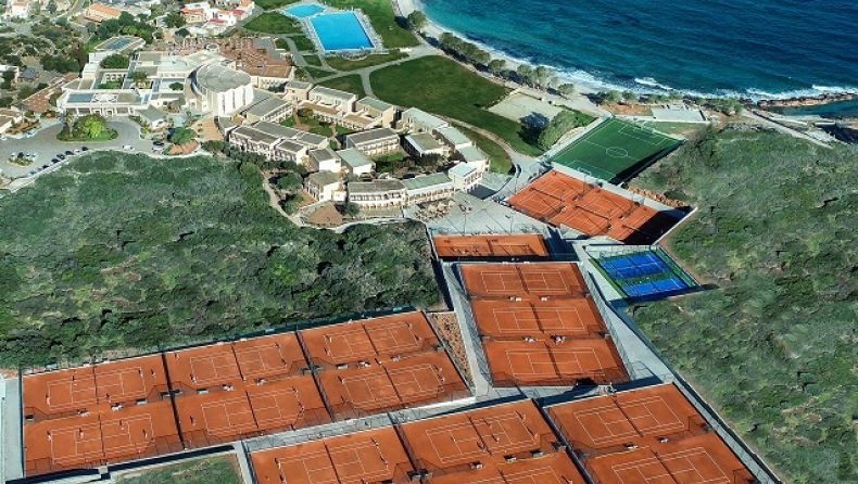 Ένα παγκόσμιας κλάσης tennis centre στο Kalimera Kriti Hotel & Village Resort