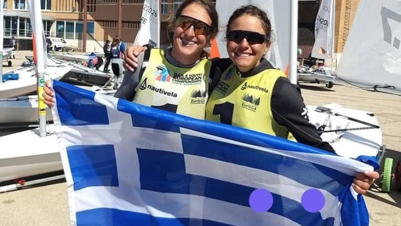 Χρυσό η Γκίκα, ασημένιο η Καλάκωνα στο ILCA 4 Youth European Championship