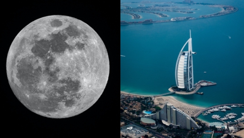  Γιγαντιαίο αντίγραφο της Σελήνης αξίας 4 δισεκατομμυρίων ευρώ σχεδιάζεται για την κορυφή ουρανοξύστη στο Ντουμπάι