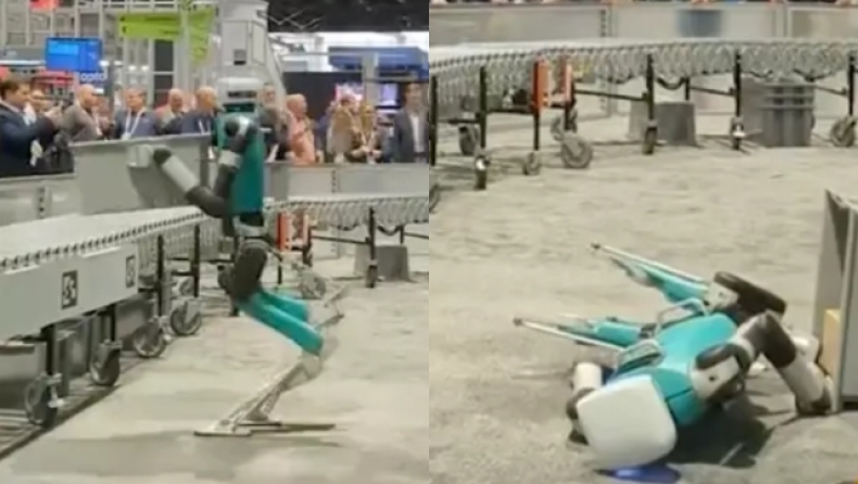  Υπάλληλος - ρομπότ καταρρέει μετά από είκοσι ώρες συνεχούς εργασίας (vid)