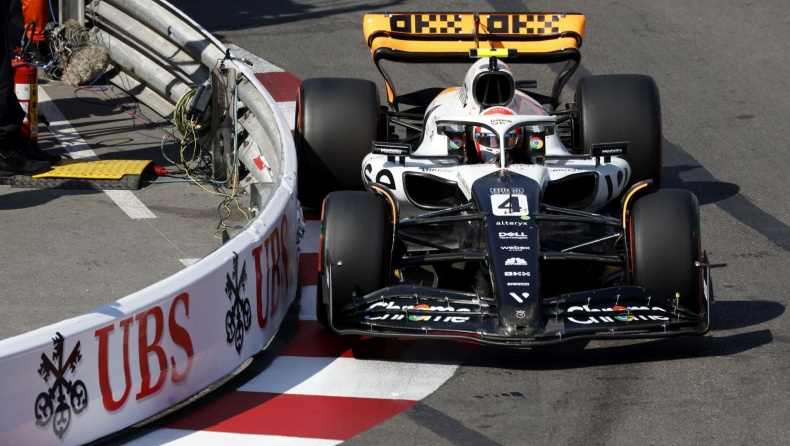 Formula 1, Μονακό: Η στιγμή που η McLaren έπεσε στις μπαριέρες (vid)