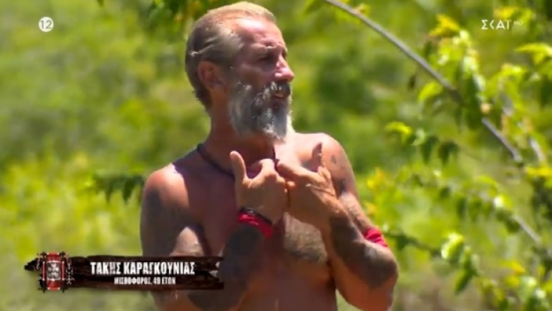 Survivor All Star: Ο Τάκης έγινε έξαλλος όταν του ανακοίνωσαν τον αποκλεισμό του (vid)