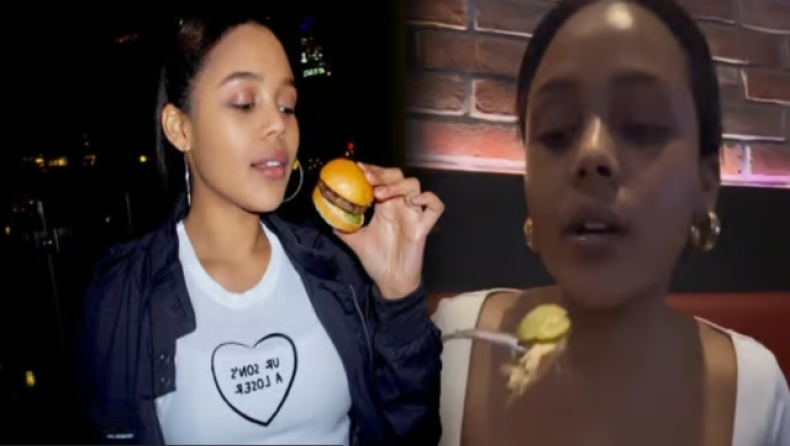 Εστιατόριο απείλησε influencer πως θα την διώξει αν συνεχίσει να τρώει burger με μαχαιροπίρουνο (vid)