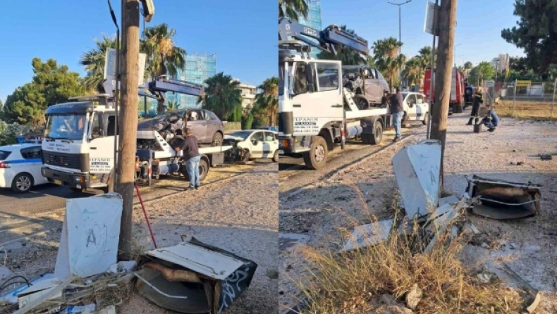 Βούλα: Tροχαίο ατύχημα με απεγκλωβισμό δύο ατόμων