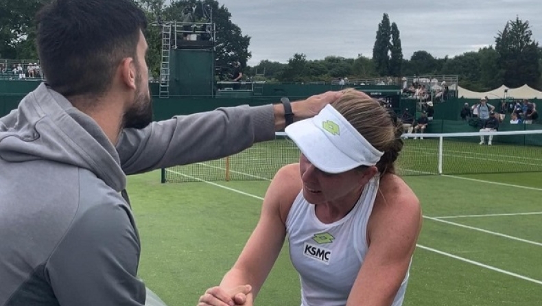 Η Δέσποινα Παπαμιχαήλ στο Wimbledon