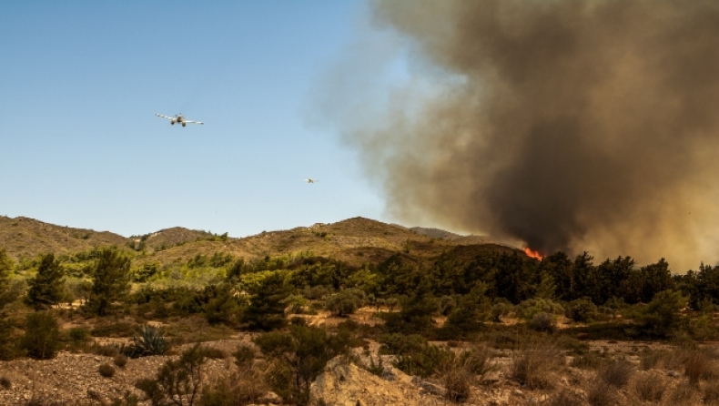 Σε κατάσταση έκτακτης ανάγκης κηρύχθηκε ολόκληρη η Ρόδος (vid)