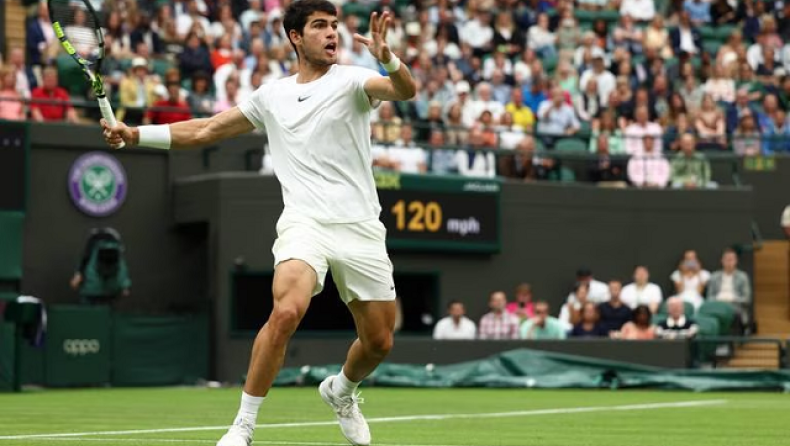 O Kάρλος Αλκαράθ στον 3ο γύρο του Wimbledon