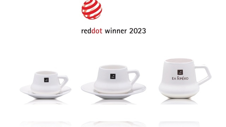 Διεθνές βραβείο Red Dot Design για τα φλιτζάνια και την κούπα ΕΛ ΓΚΡΕΚΟ