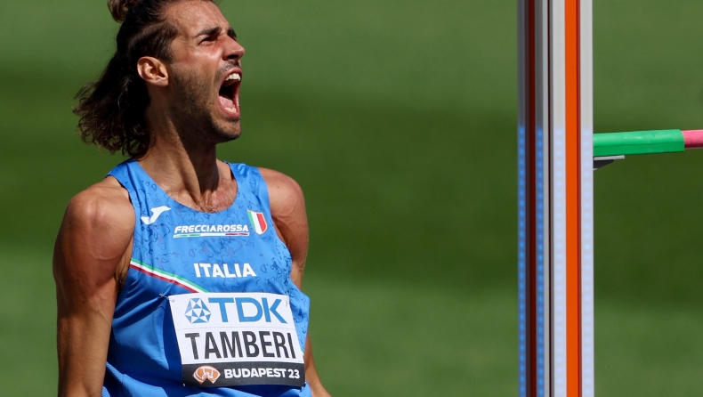 gianmarco tamberi high jump budapest