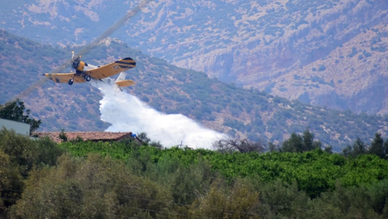 Σε εξέλιξη πυρκαγιά στο Κοντοδεσπότι Ευβοίας	