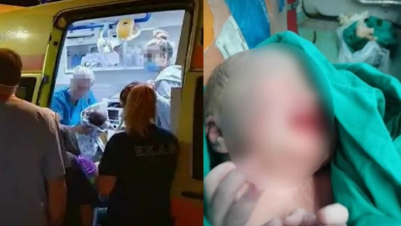 Γυναίκα γέννησε μέσα σε ασθενοφόρο στην Αλεξανδρούπολη: «Έσπασαν τα νερά κατά την διάρκεια της εκκένωσης» (vid)
