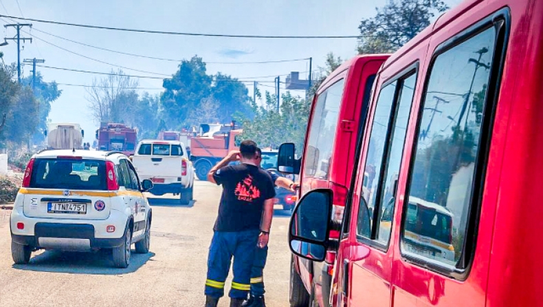 Φωτιά στη Φυλή: Μήνυμα για εκκένωση προς τα Άνω Λιόσια