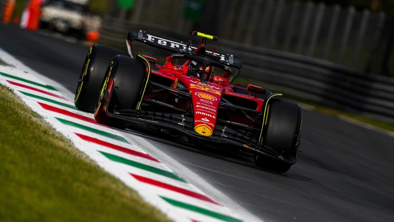 F1 - Ιταλία: Σάινθ και Ferrari σε τρομερή φόρμα στο FP2, στον τοίχο ο Πέρεζ