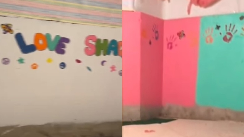 Γυναίκα ανακάλυψε ένα κρυφό δωμάτιο με παιδικά αποτυπώματα στο σπίτι της και οι χρήστες του διαδικτύου τρομοκρατήθηκαν (vid)