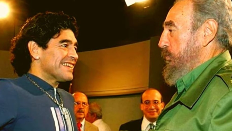 Ντιέγκο Μαραντόνα-Φιντέλ Κάστρο: Ο «στρατηγός» της Κούβας είχε σώσει τον «θεό» του ποδοσφαίρου