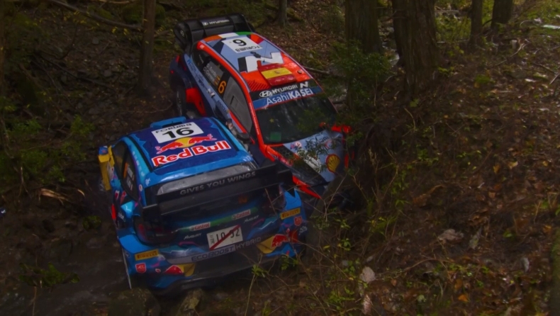 WRC: Πόσο πιθανό; Έξοδος στο ίδιο σημείο για τους Σόρντο και Φουρμό (vid)