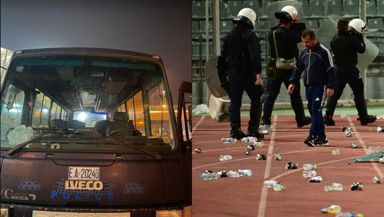 ΕΛΑΣ για επεισόδια στο Πανθεσσαλικό: «Ομάδα ατόμων επιτέθηκε με πέτρες και φωτοβολίδες ευθείας βολής κατά αστυνομικών»
