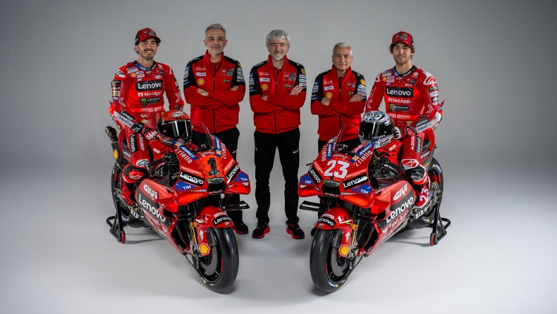 MotoGP: Αυτή είναι η Ducati Lenovo του 2024 (vid)