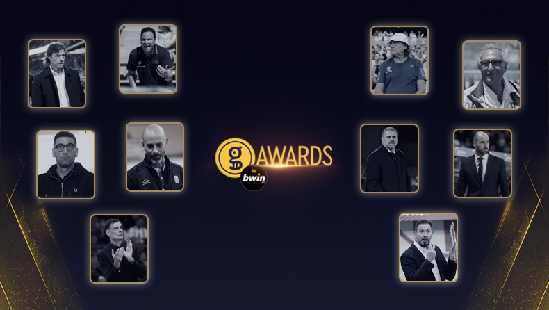 Gazzetta Awards 2023 by bwin: Ποιος προηγείται στην κατηγορία του Προπονητή της Χρονιάς