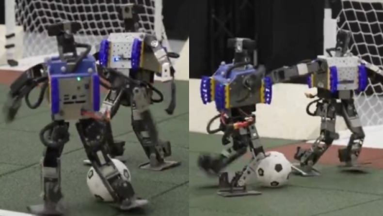 Το Subbuteo του μέλλοντος: Ρομπότ της Google έπαιξαν ποδόσφαιρο (vid)